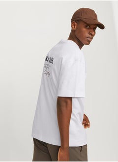 Jack Jones Slogan Print Crew Neck T-Shirt  - Image 1
