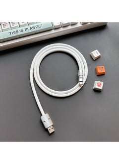 Super Soft Silicone Data Cable For Apple For Iphone For Huawei For Xiaomi OPPO Mobile Phone Tablet PD Super Fast Charging-Color:2 M USB To For Iphone 12W-Model:White