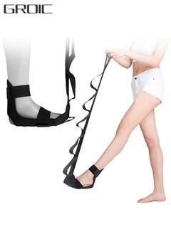 GROIC Stretching Strap Hamstring Stretcher - Stretching Bands, Foot Stretcher, Calf Stretcher, Leg Stretcher, Ankle Stretcher Stretch Band, Ligament Stretching Belt, Stretch Strap  - Image 1