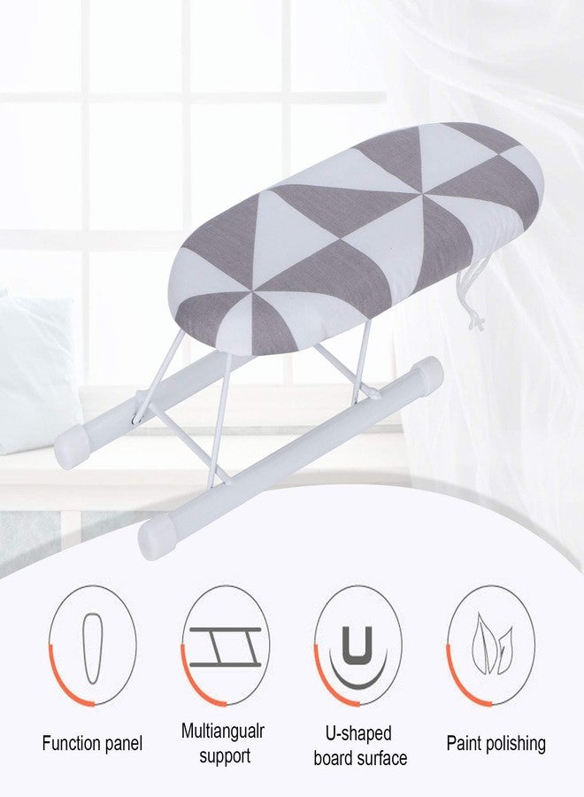 Cocoarm Small Sleeve Ironing Board, 10.2 Inch Portable Space Saving Small Ironing Board for Sewing, Craft Room, Household, Travel Use (Fashion Checkered) - Image 4
