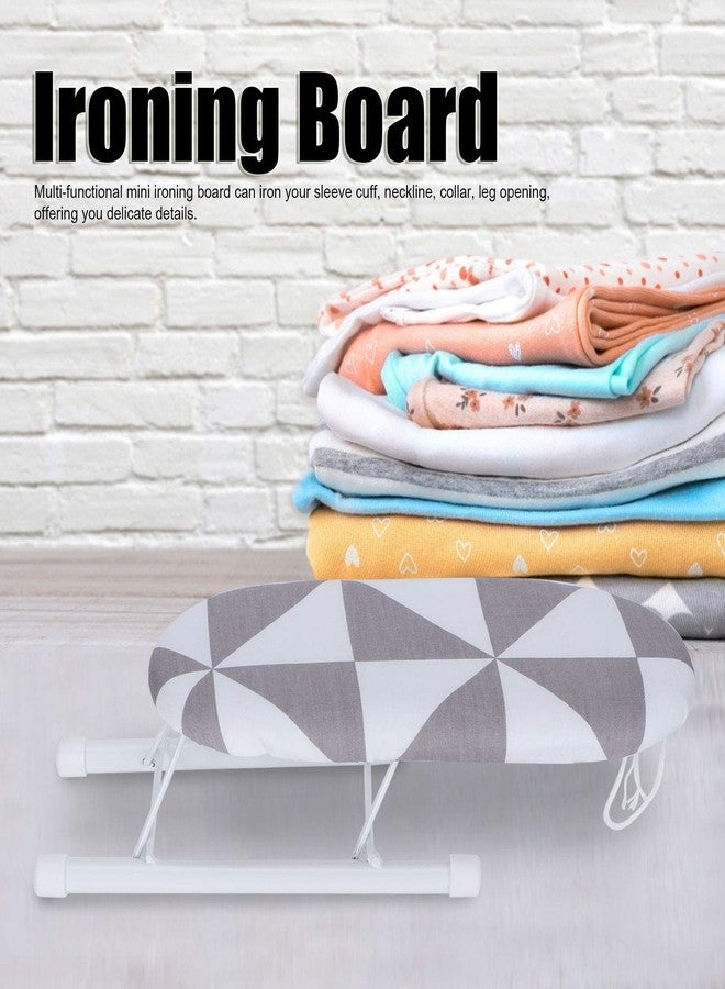 Cocoarm Small Sleeve Ironing Board, 10.2 Inch Portable Space Saving Small Ironing Board for Sewing, Craft Room, Household, Travel Use (Fashion Checkered) - Image 2