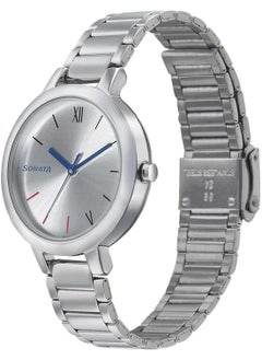 Sonata Women's Analog Round Shape Stainless Steel Wrist Watch 8141SM04 - 39.4 Mm  - Image 2