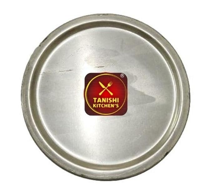 TANISHI KITCHEN'S Aluminium Patila/Bhagona/Tapeli with Lid (Silver, 4 Litre - 1 Piece Matte Polished) - Image 5