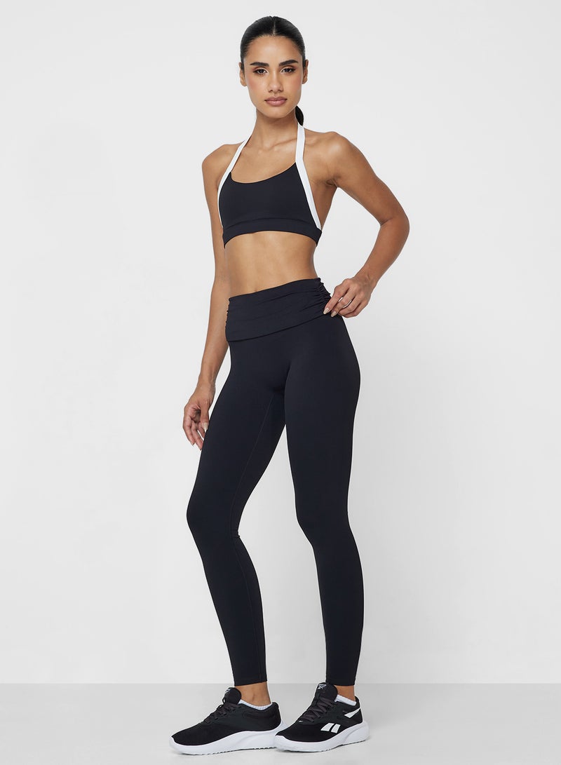 FRWD Ruched Waist Seamless Leggings - Image 2