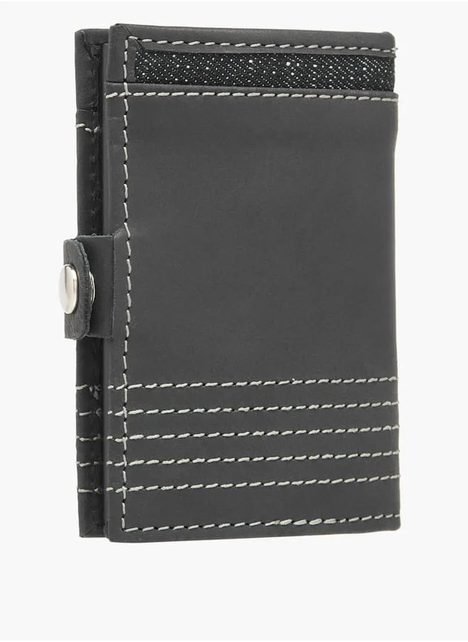 Lee Cooper Men's Stitch Detail Bi-Fold Cardholder