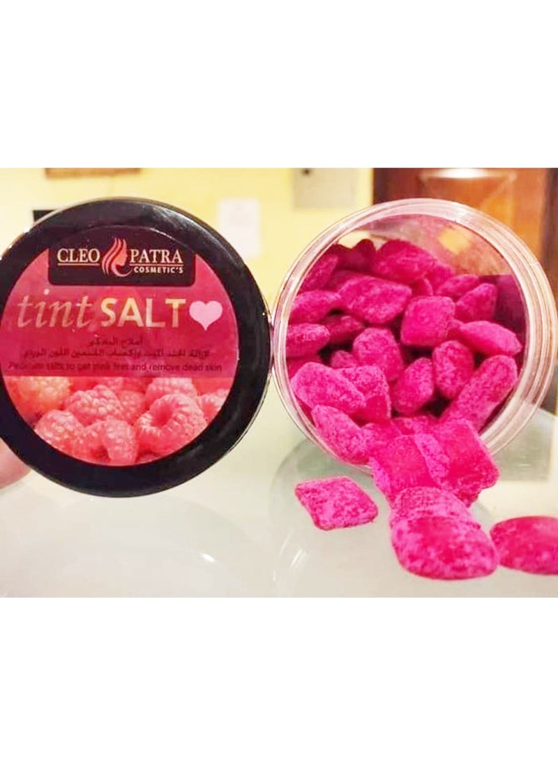 CLEOPATRA Tint Pedicure Salt For Feet With Raspberry 500ml - Image 5