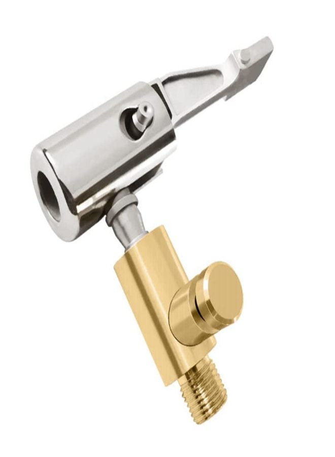 Inflator pump nozzle adapter Inflator valve connector clip Metal conversion vehicle - Image 1