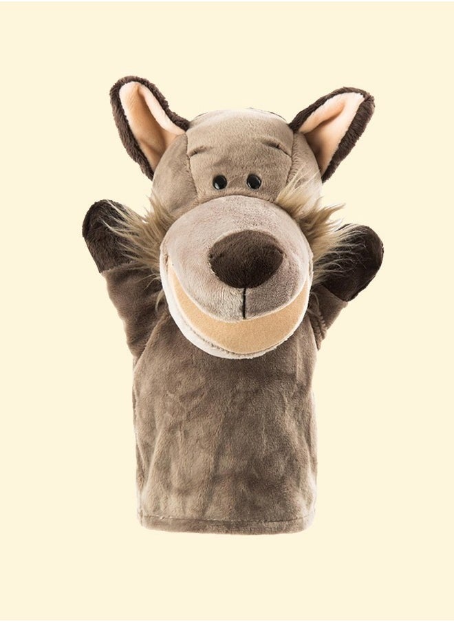 OMEVE - 2 Pcs Animal Hand Puppets Set for Kids & Adults - 12.5" Premium Quality Soft Plush Toys with Movable Mouths - Perfect for Storytelling, Teaching, Preschool, Role-Play - Durable, Vibrant, Educational Puppets - Image 1