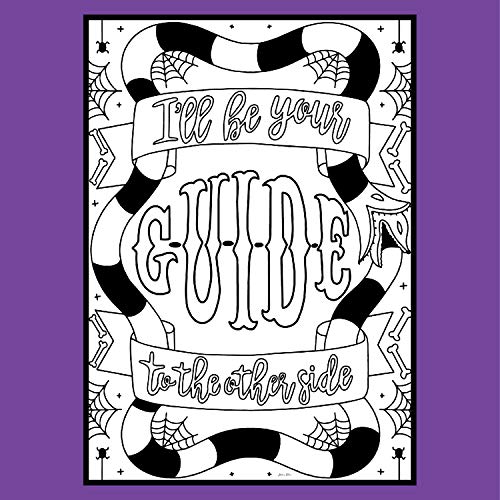 Coloring Broadway - Beetlejuice Inspired Coloring Pages (Set of 4) “It's Showtime” Collection, Broadway Musical Merchandise, Ideal Gift for a Broadway Theater Lover - Image 5
