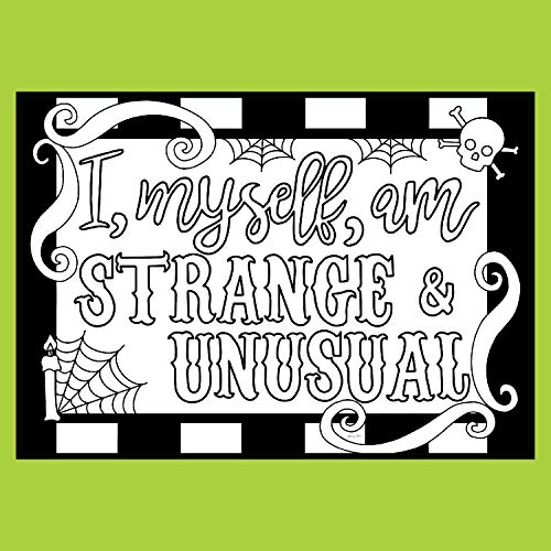 Coloring Broadway - Beetlejuice Inspired Coloring Pages (Set of 4) “It's Showtime” Collection, Broadway Musical Merchandise, Ideal Gift for a Broadway Theater Lover - Image 4