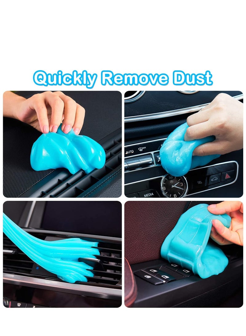 KASTWAVE Cleaning Gel for Car, Keyboard Cleaner, Automotive Dust Cleaning Kit Universal Detailing Car Crevice Cleaner Auto Air Vent Removal Putty Cleaning Cleaner for Car Vents, PC, Laptops, Cameras - Image 4