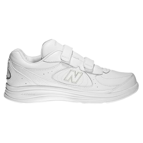 New Balance Women's 577 V1 Hook and Loop Shoe, White, 5 Wide - Image 2