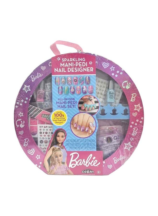 Barbie Sparkling Mani-Pedi Nail Designer Set - Image 1