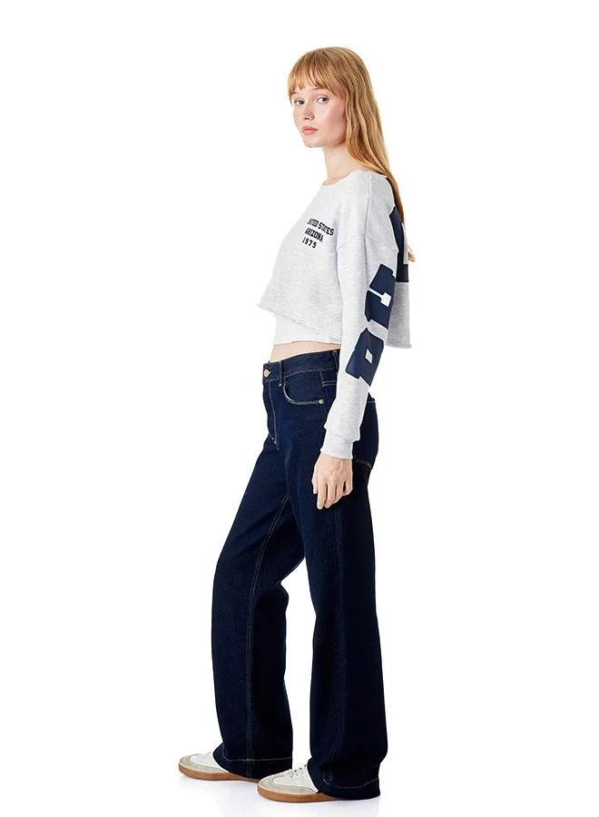 Koton  Crop Sweatshirt  | Best Price UAE