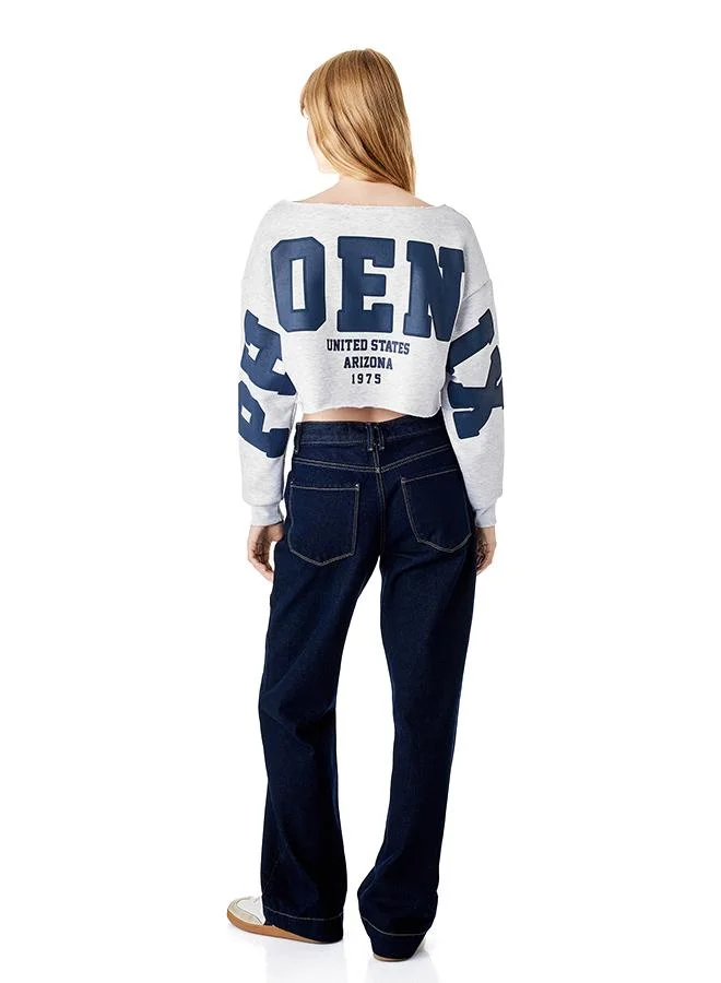 Koton  Crop Sweatshirt  | Best Price UAE