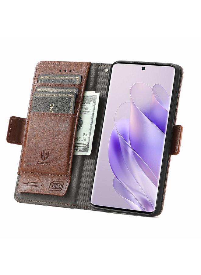 Zaboon Case For Infinix Zero 30 4G CaseNeo Splicing Dual Magnetic Buckle Leather Phone Case - Image 4