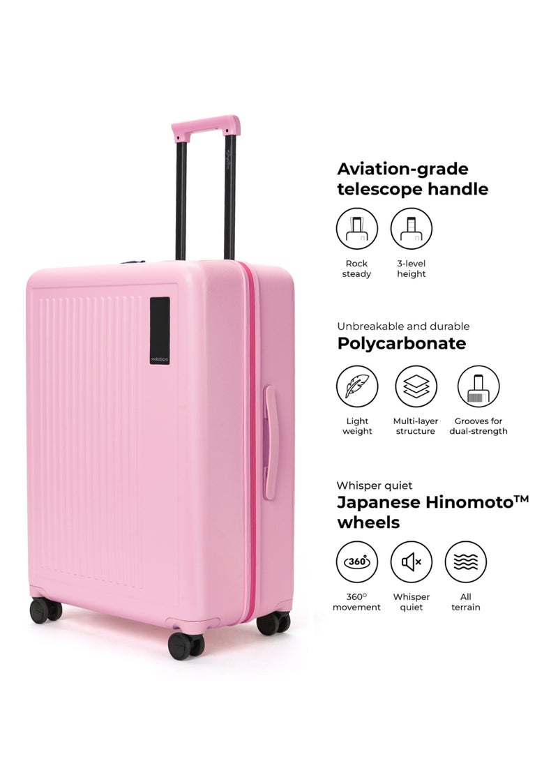 Mokobara The Transit Wave Check-In Large - Polycarbonate Material | Excuse Me, Pink - Image 3