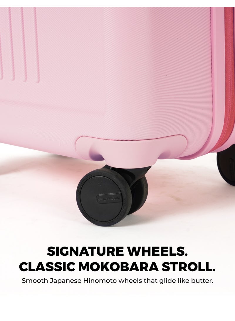 Mokobara The Transit Wave Check-In Large - Polycarbonate Material | Excuse Me, Pink - Image 4