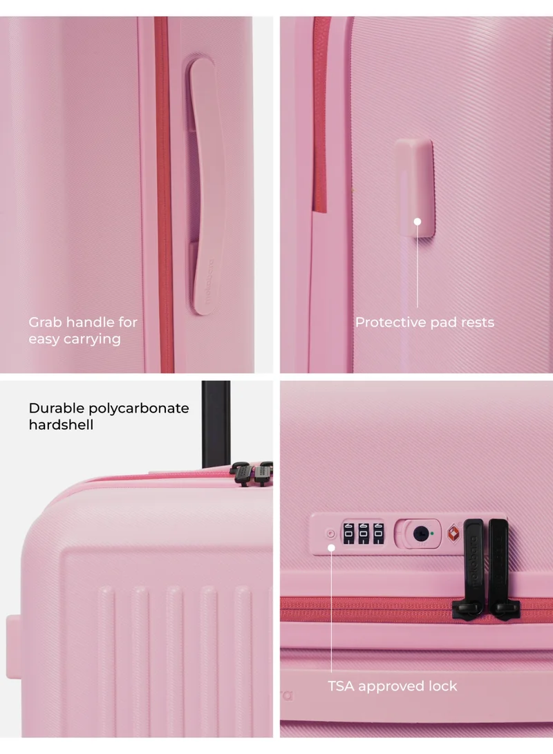 Mokobara  The Transit Wave Check-In Large - Polycarbonate Material | Excuse Me, Pink  | Best Price UAE