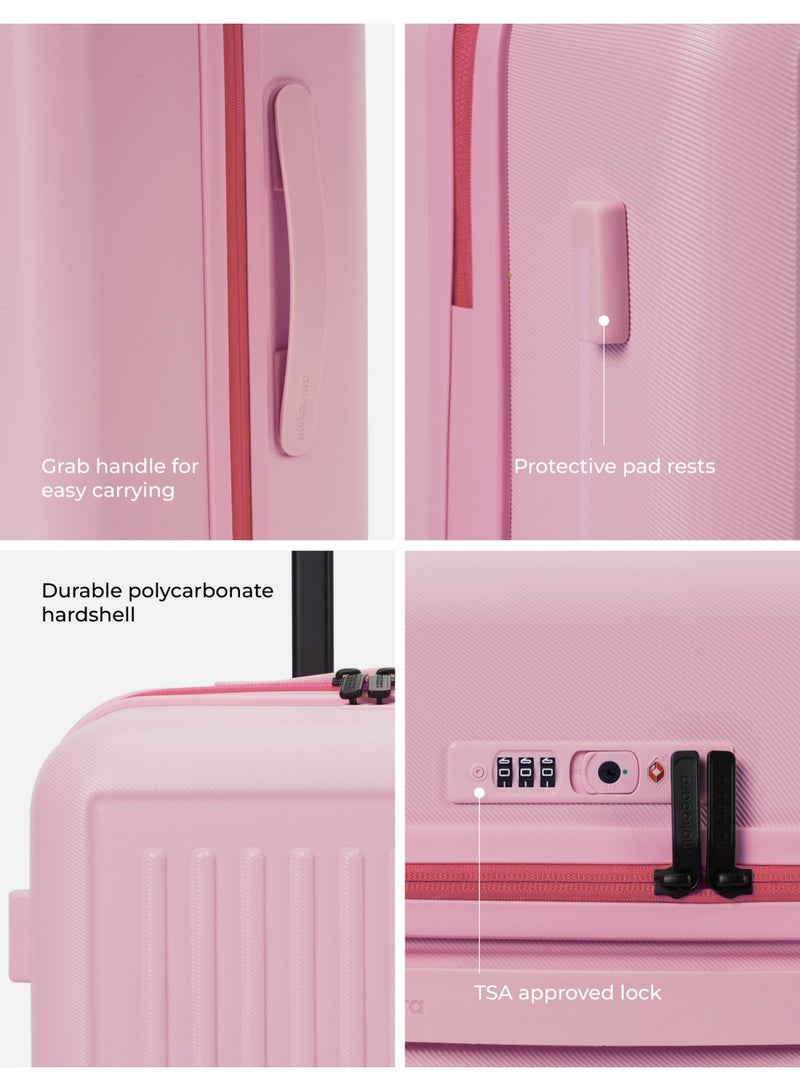 Mokobara The Transit Wave Check-In Large - Polycarbonate Material | Excuse Me, Pink - Image 5