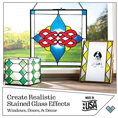 Gallery Glass, Basic Stained Kit, 6 Piece Glass Paint Set for DIY Arts and Crafts, Perfect for Beginners and Artists, 1 Count (Pack of 1) - Image 3