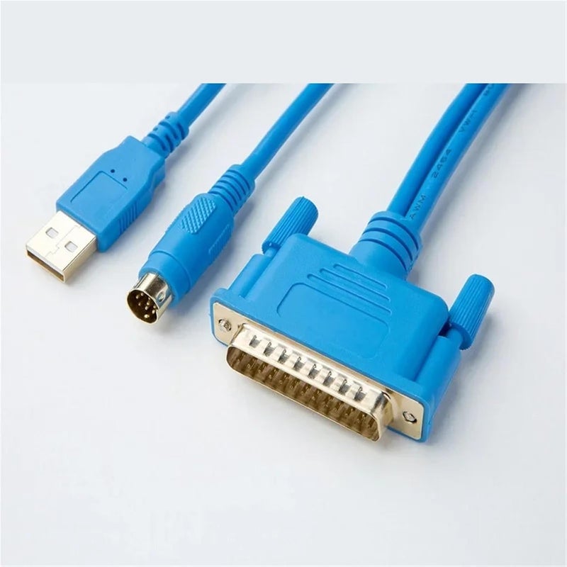 USB-SC09 Suitable for FX/A FX1N 2N 1S 3U Series PLC Programming Cable Design SC-09 Data(Gold Plated Version) - Image 3