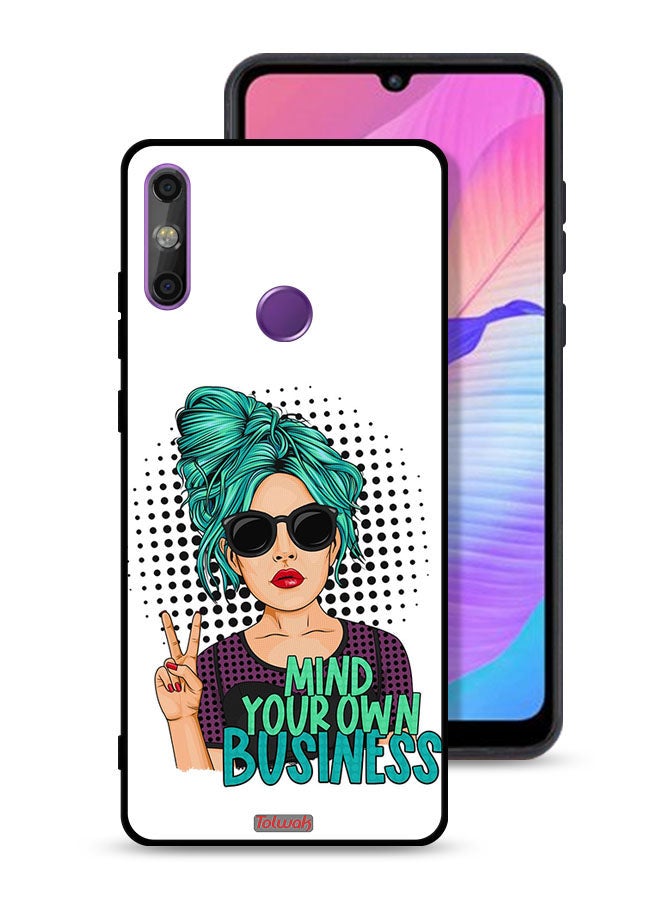 Tolwak Huawei Enjoy 20e Protective Case Cover Mind Your Own Business - Image 1