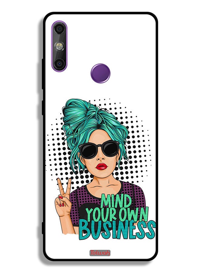 Tolwak Huawei Enjoy 20e Protective Case Cover Mind Your Own Business - Image 2
