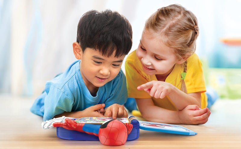 eKids Spidey and His Amazing Friends Book, Toddler Toys with Built-in Preschool Learning Games, Educational Toys for Fans of Spiderman Toys and Gifts (Styles May Vary) - Image 5