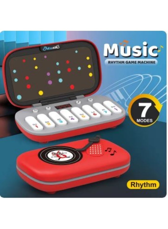 Portable Electronic Keyboard Mini Digital Piano with 7 Mode Music Rhythms for Hand Speed Practice Parent Child Interaction - Image 3