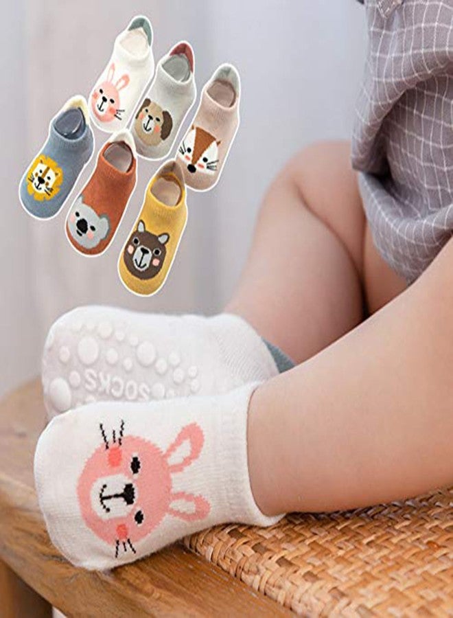 Aeenioy 6 Pair Baby Socks, Breathable Mesh Design Baby Socks Set, Kids Socks for Indoor & Outdoor Use, Multi-Color - Image 5