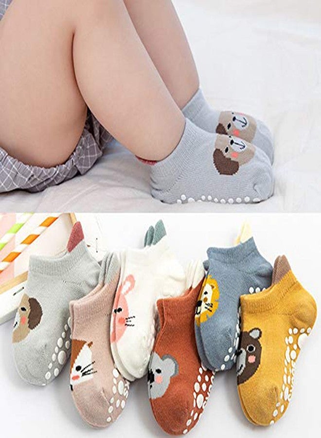 Aeenioy 6 Pair Baby Socks, Breathable Mesh Design Baby Socks Set, Kids Socks for Indoor & Outdoor Use, Multi-Color - Image 4