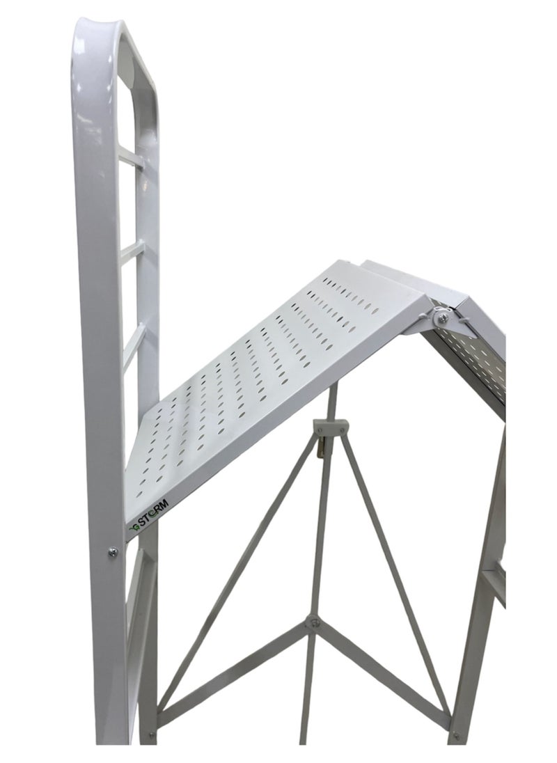 Foldable Washing Machine Storage Rack, Over Washing Machine Storage Shelf