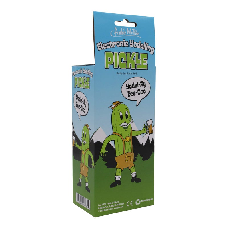 Archie McPhee Yodeling Pickle: A Musical Toy, Fun for All Ages, Great Gift, Hours of Mindless Entertainment, Multi-colored - Image 5