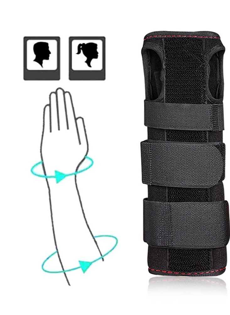 GUDOO Adjustable Wrist Support Brace for Carpal Tunnel Fits Both Hands with Aluminum Splint Helps Relieve Tendinitis Arthritis Sprain Athletic Pain  - Image 3