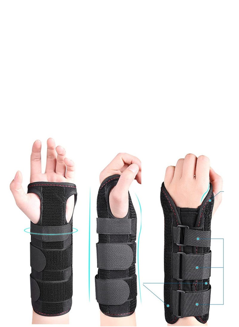 GUDOO Adjustable Wrist Support Brace for Carpal Tunnel Fits Both Hands with Aluminum Splint Helps Relieve Tendinitis Arthritis Sprain Athletic Pain  - Image 5