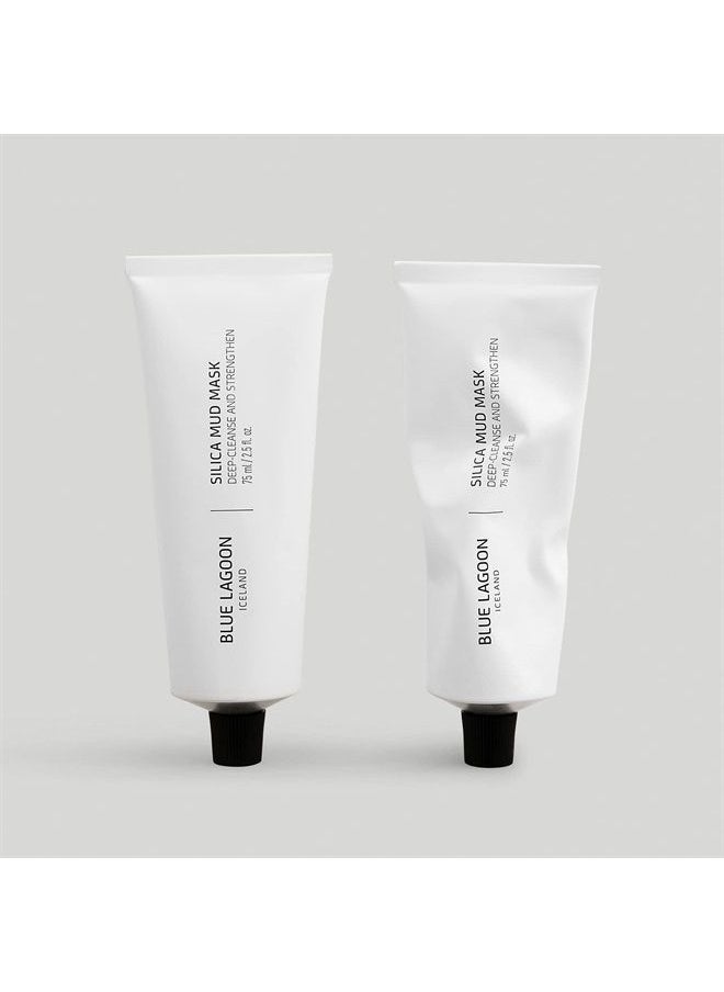 Blue Lagoon Iceland - Blue Lagoon - Deep Cleansing Silica Mud Face Mask | Sustainable, Bioactive Icelandic Skincare (2.5 oz | 75 ml) - Image 1
