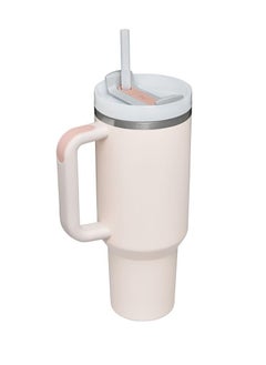 Stanley Stanley cup H2.0 Stainless Steel with Lid and Straw for Water Iced Tea,Coffee and Smoothie,Rose Quartz,40 oz  - Image 3
