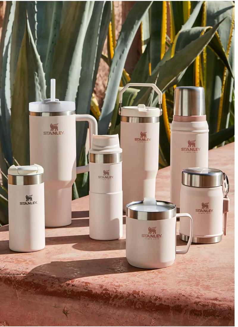 Stanley - Stanley cup H2.0 Stainless Steel with Lid and Straw for Water Iced Tea,Coffee and Smoothie,Rose Quartz,40 oz - Image 1