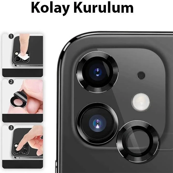 Polhammobile Polham 0.4mm Metal iPhone 14-14 Plus Camera Lens Protector, 9h 5 Layer Anti-Scratch Camera Protector