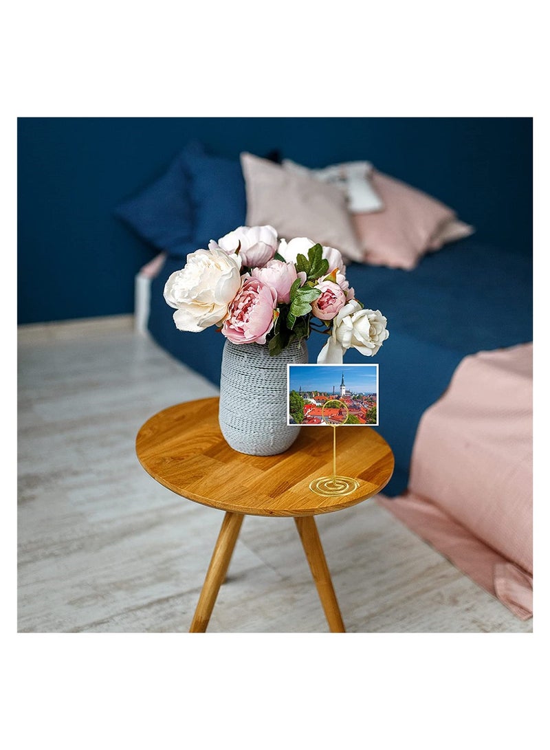 20 Pack Table Number Holders - Elegant Place Card Holders for Weddings, Birthdays, Baby Showers & Parties - Perfect Photo Display Stands - Image 3