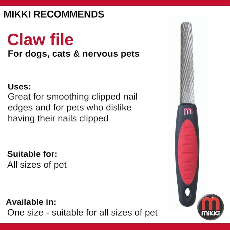 Mikki Pet Nail File For Dog And Cat Claws, Black - Image 3
