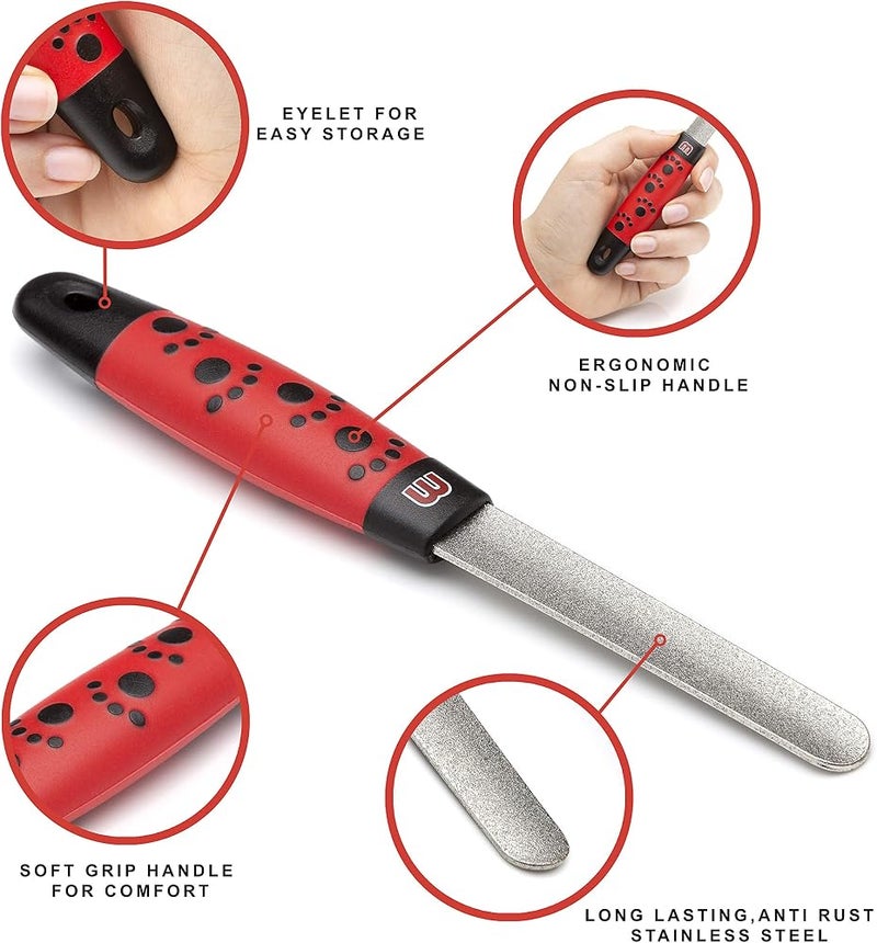 Mikki Pet Nail File For Dog And Cat Claws, Black - Image 2