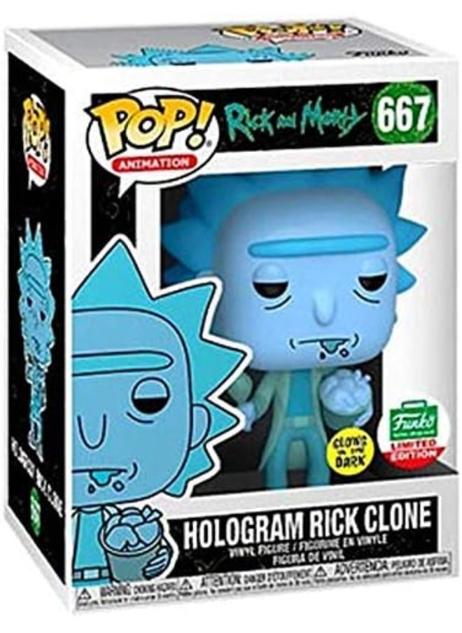 POP: Animation Rick and Morty Hologram Rick Clone GITD Exclusive
