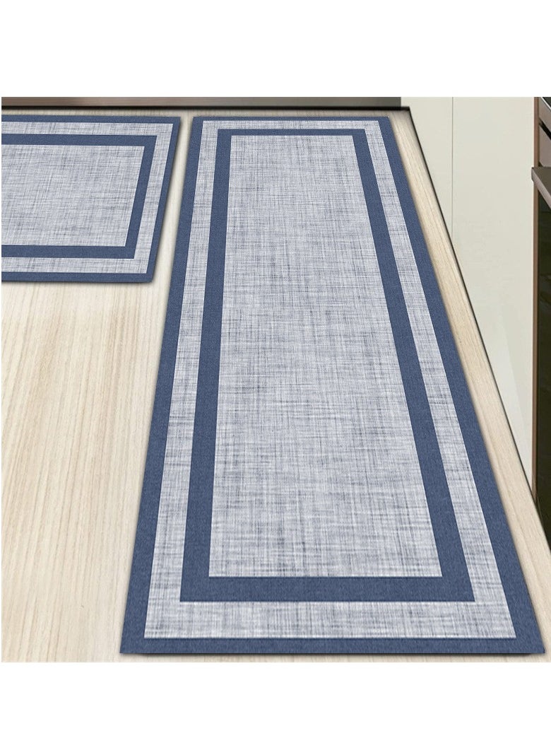 MIXDE 2PCS Kitchen Mat & Rug, Cushioned Anti-Fatigue Kitchen Floor Mat, Non-Slip Waterproof Kitchen Mats and Rugs Ergonomic Comfort Standing Mat for Kitchen, Floor Home, Office, Sink, Laundry  - Image 2