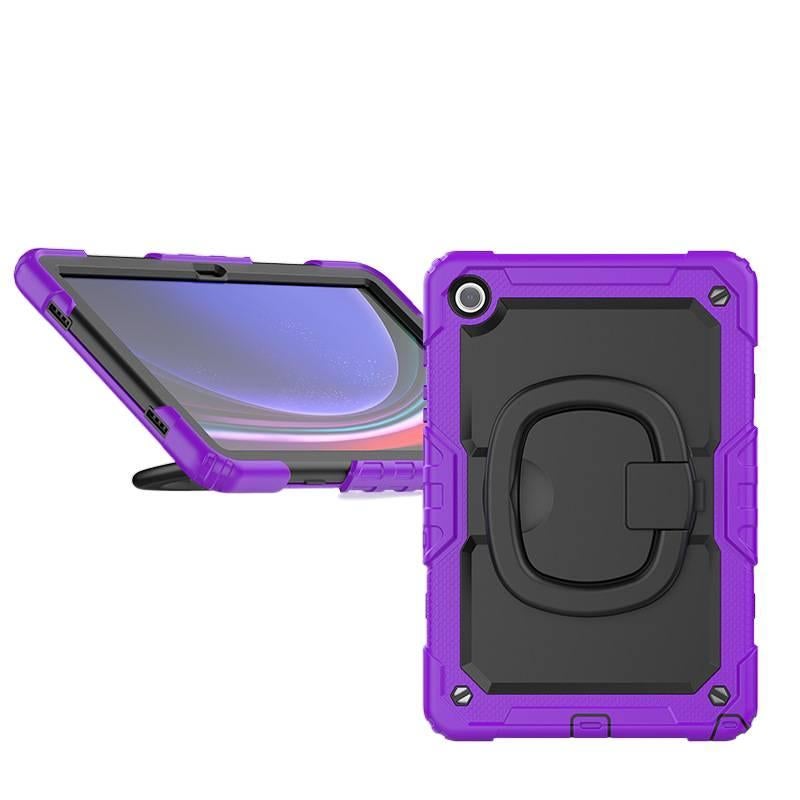 Purple Samsung Tab Case Compatible with Multiple Samsung Tab Models with Pencil Holder with Protective Cover Stand Function and Daily Tablet Carry - NOVA - Image 1
