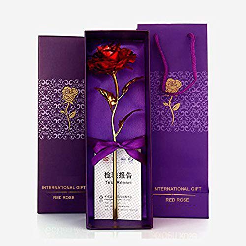 INTERNATIONAL GIFT® Red Rose | Valentine’s Day Gift for Cute Romantic Love Present for Girlfriend, Boyfriend, or Partner - Image 1