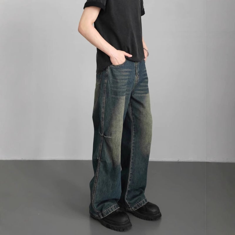 Unisex Classic Denim Jeans Loose Fit Daily Outdoor Wear - Image 4