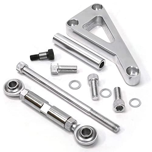 TEANTECH SBC Alternator Bracket, Long Water Pump Lwp Aluminum Alternator Bracket Kit Polished for Chevy SBC 350 Small Block Engine - Image 1