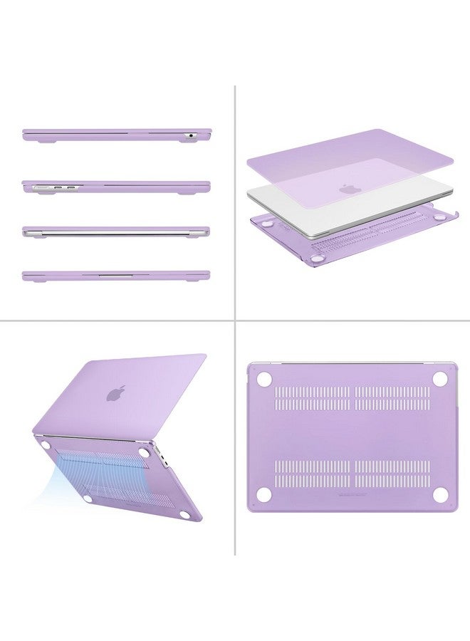 موسيسو جراب موسيسو متوافق مع ماك بوك اير 13 بوصة 2025 2024 2023 2022 M4 A3240 M3 A3113 M2 A2681، غلاف بلاستيكي صلب وغطاء لوحة مفاتيح وغشاء شاشة ونوع C لجراب ماك بوك اير 13.6 بوصة، أرجواني - Image 4